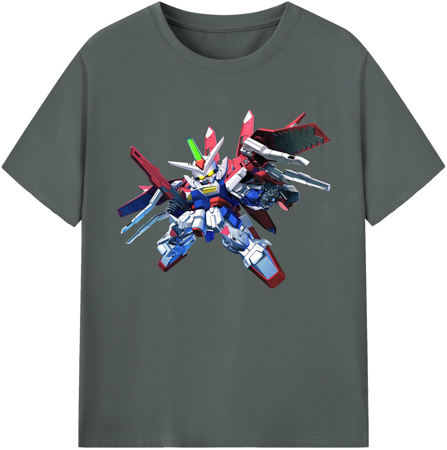（画像用） 機動戦士ガンダム Mobile Suit Gundam 綿100％ メンズ半袖Tシャツ｜肌触りやわらか＆通気性